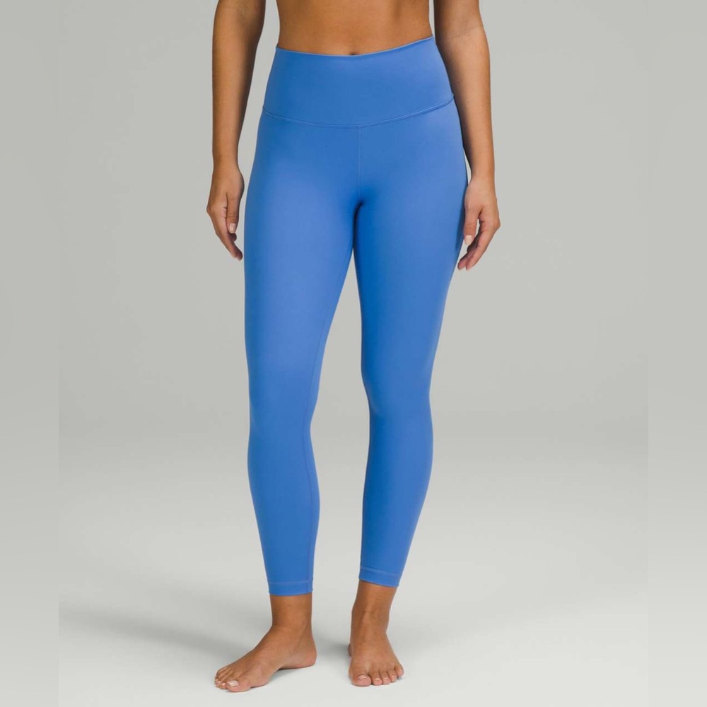 lululemon Wunder Under High-Rise Tight 25" Luxtreme in Blue Nile